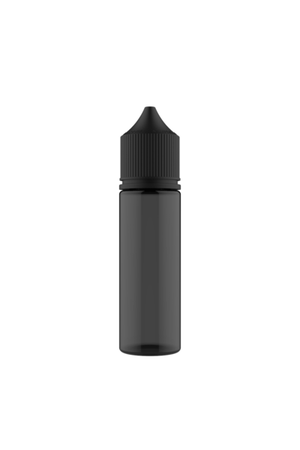 Chubby Gorilla - 50ML Unicorn Bottle - Transparent Black Bottle / Black Cap - V3