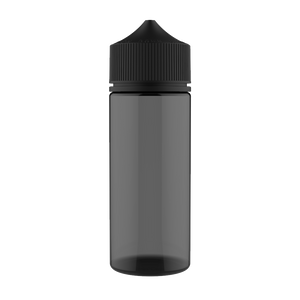 Chubby Gorilla -  120ML Unicorn Bottle - Transparent Black Bottle / Black Cap - V3 - Copackr.com