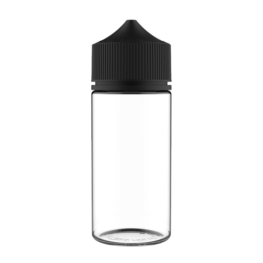 Chubby Gorilla - 100ML Unicorn Bottle - Clear Bottle / Black Cap - V3 - Copackr.com
