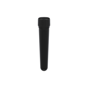 AVIATOR CR - TUBE 100MM WITH INNER SEAL & TAMPER - OPAQUE BLACK WITH OPAQUE BLACK LID - Copackr.com